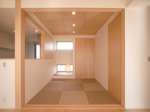 リラックスができる平屋の家