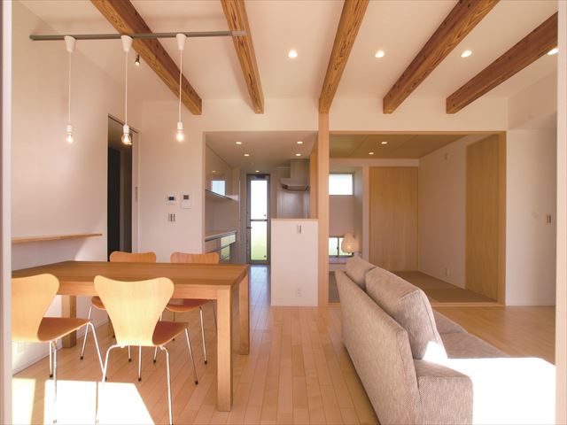 リラックスができる平屋の家
